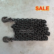 G80 Chain 2 Inches Thick Good Condition USA Seal G80 Standard Length 2.80 Meters With Hook G80 2 Sid
