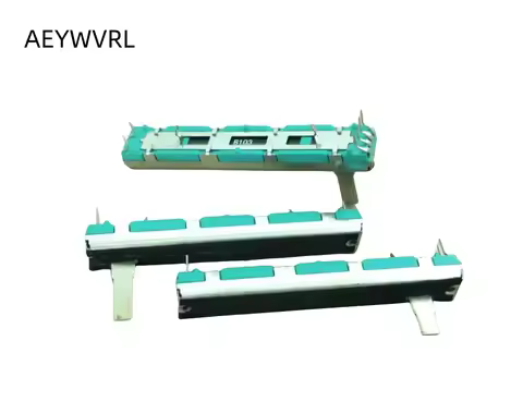 5PCS 60mm fader mixer double A10K 10K A20K 20K A50K 50K A10K*2 A20K*2 A50K*2 volume potentiometer fo