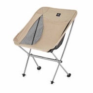 Naturehike YL05 超輕戶外鋁合金摺疊月亮椅 (NH18Y050-Z) | 便攜靠背耐磨摺疊椅 附收納包 -卡其色