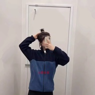 UNIQLO Japanese Single Mens Womens Clothing 24 Autumn And Winter Polar Fleece Stitching Jacket Stand