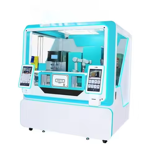 Self-service coffee machine, unmanned fresh coffee, automatic coffee vending machine