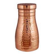 Pure Copper Designer Copper Water Bottle Pitchers with Lid 1250 ML (Hammered)