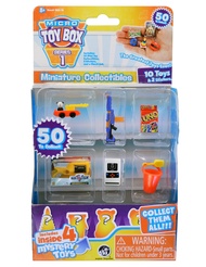 World's Smallest Micro Toy Box Series 1 Mini Collectibles 10 Pack, Multi,Miniature World's Smallest 