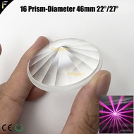 ∈∈∈46mm Diameter Beam Light 200 230 260 Spare Parts 24 Prism 5R 7R 10R Moving Head Light Beam 24Pris