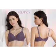 FELANCY Women's Underwire Bra Thin Foam Mix Lace Premium 36B 38B Wireless Underwear 330F