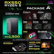 INTEL RYZEN i3 i5 i7 RX580 GTX 1660 RTX 3050 3060 5050 5060 BAJET GAMING STREAMING EDITING COMPUTER 