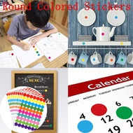 1.9CM Multicolor Sticker Circle Round Color Coded Adhesive Label Dot Sticker Round Colored Stickers