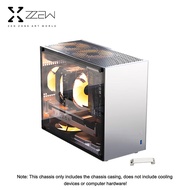 ZZZaw C2 C2P M-ATX máy tính trường hợp Side trong suốt Mini-ITX tất cả nhôm văn phòng khung gầm nhỏ