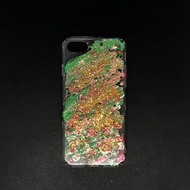 Acrylic 手繪抽象藝術手機殼 | iPhone 7/8 | Glitterland