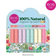 ลิปบาล์มออร์แกร์นิก EOS 100% Natural Organic Lip Balm – 9 Pack (Limited Fruity & Herbal Set)