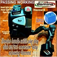 ※HONDA CLICK 125i/150i/160i/DOMINO PLUG AND PLAY HANDLE SWITCH PASSING WORKING light W/ HAZZARD✿