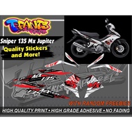 Sniper 135 MX Jupiter Sticker Decals