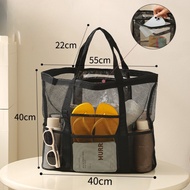 Mesh Beach Bag Handheld Travel Wash Bag Wash Bag Bath Bag Bath Bag Storage Bag Outdoor Beach Bag Beg