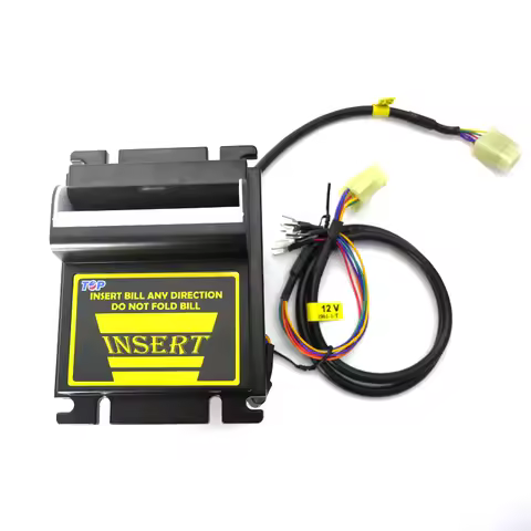 ICT Bill Acceptor Paper money Banknote Latest TB74/77 Cash Acceptor machine for fishing Game Crane M