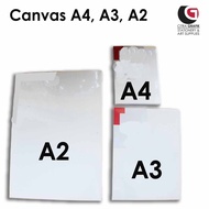 Canvas size A4, A3, A2 |  Cotton Canvas | Kanvas saiz A4, A3 dan A2