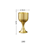 【A Needed】 Pure Copper Chalice Cup Cocktail Glass Wine Goblet Brass Beverage Brass Goblet Metal Liqu
