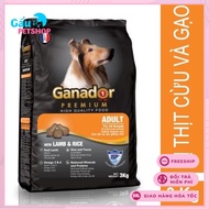 THÙNG 12KG (4 TÚI) - Hạt chó Ganador Adult Lamb & Rice túi 3kg