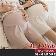[SG SELLER] 40-100KG Plus Size Maternity Safety Pants Maternity Thin Loose Maternity Shorts Maternit