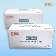 Steril Medical Softouch Surgical Face Masks 50pc/box [buy 1 get 1 Free]