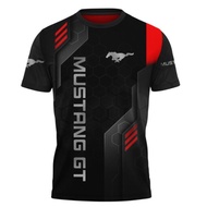 Ford Mustang Tshirt / Baju Microfiber Jersi / Jersey Sublimation / Tshirt Jersey