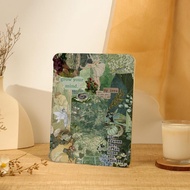 Green Collage iPad Case,iPad Air Case For 13"/11"iPad Pro 2024,13"iPad Air 6 Case,iPad mini 6 Case,1