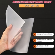 Transparent plastic sheet PVC rigid sheet PP frosted translucent film Colored PVC sheet PC polycarbo