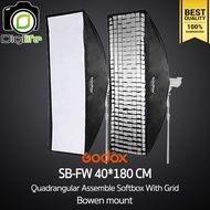 Godox Softbox SB-FW 40*180 cm. Quad Assemble Softbox With Grid ( Bowen Mount ) / Digilife Thailand