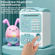 กระปุกออมสินอิเล็กทรอนิกส์ตู้เซฟกล่องเงินสำหรับเด็กเหรียญดิจิตอลเงินสดเงินฝากปลอดภัยมินิรหัสผ่านลายน