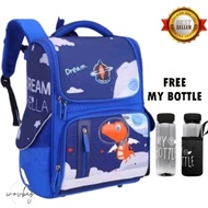 [BONUS BOTTLE] BOYS GIRLS CHARACTER BAG / GIRLS SCHOOL BACKPACK KINDERGARTEN PRIMARY SCHOOL / VIRAL 
