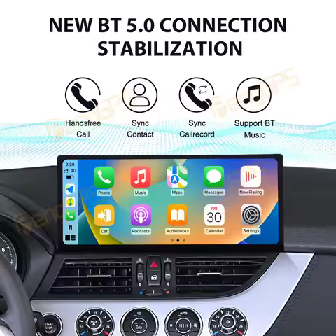 ID9 CarPlay 12.3" Car Radio Android 13 For BMW Z4 E89 2009-2018 CIC Qualcomm 2K HD Screen Multimedia