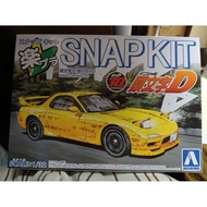 Ready Stock Aoshima Aoshima 1/32cm-2 The Snap Kit Initial D Keisuke Takahashi RX-7 (FD3S) Model Kit