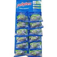 Baru 1 lusin POLYTEX Sabut Stainless Regular Cuci Piring Kawat anti karat Terlaris