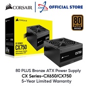 CORSAIR CX SERIES CX550(550W) / CX650(650W) / CX750(750W) 80 PLUS BRONZE POWER SUPPLY PSU (CP-902027