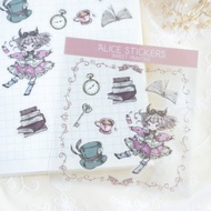 PET 貼紙 - 愛麗絲夢遊仙境 (2 張入)