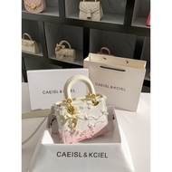 [Disorotkan] Beg Wanita CAEISL&KCIEL, Beg Wanita Dior dengan Rumbai Bergradasi Niche, Model Baharu 2