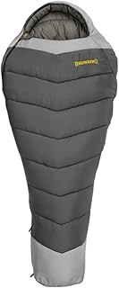 Alps Mountaineering Browning Denali Sleeping Bag, Charcoal/Gray, Size: 37.8 x 86.5 inches (96 x 218