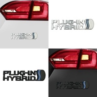 3D Metal Plug-in Hybrid Logo Car Front Door Side Trunk Sticker Suitable For TOYOTA RAV4 Camry RAV4 P