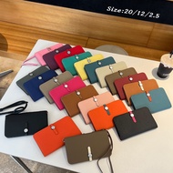 NEW OCT104 5088 20x12x2.5cm Woman Wallet with Pouch Togo Calf Leather
