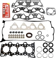 MITZONE Cylinder Head Gasket Set,Cylinder Head Gasket Bolt Set & Timing Belt Kit Fit for Honda Civic