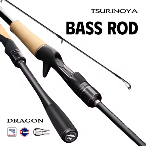 TSURINOYA Versatile Fishing Rod DRAGON 1.98m 2.08m L ML M L-M FUJI Guide Spinning Casting Rod For Ba