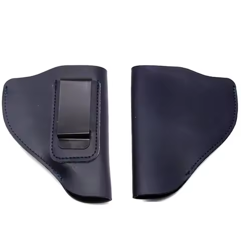 Tactical IWB Leather Pistol Holster Right Hand Fits Most J Frame .38 Special Revolvers Ruger LCR Smi