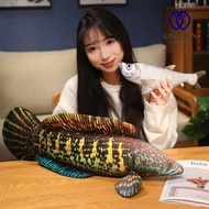 GIOVANNI Cartoon Fish Plush Toy, Stuffed Perch Simulation Fish Plush Pillow, Fish Stuffed Doll Lovel