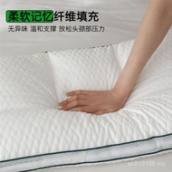 Pillow Area Pure Cotton Double-Layer High-Elastic Cervical Spine Pillow Neck Pillow Three-Point Quil