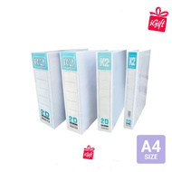 K2 2D Ring Fail/File Putih 25mm/40mm/50mm/Emi 65mm