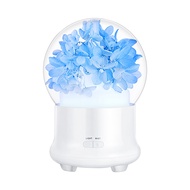 ดอกไม้ที่เก็บรักษาไว้ Aroma Diffuser 100ML Mist Humidifier 7-Color Night Light Quiet Essential Oil Diffuser Cool Mist Air Humidifier สำหรับเดสก์ท็อปโฮมออฟฟิศห้องนอนรถ