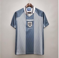 INGGRIS AWAY RETRO JERSEY BAJU BOLA KLASIK PIALA EROPA 1996 GRADE ORI IMPORT JUMBO XXL 2XL
