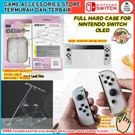 Full Hard Crystal Case Switch OLED Clear Nintendo Protection Joy Con