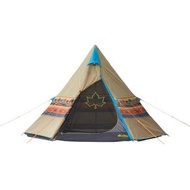 不議價Logos 日本 Tepee 300 印地安 金字塔 帳篷 防水 耐燃 防火 通風 抗紫外線 UV 單桿支撐 安裝簡易