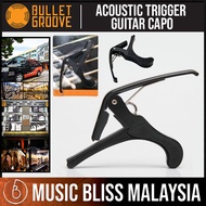 Bullet Groove Acoustic Trigger Guitar Capo and Electric Guitar Capo, Budget Best Multi Guitar Capo