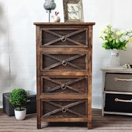 Scandinavian Chest Drawer Nordic Luxury Almari Laci Baju Beautiful Durable Chest of Drawer Deep Drawer Laci Kayu